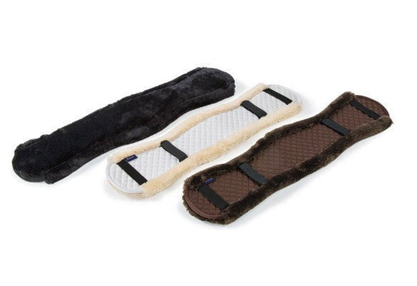 White/Natural Performance Supafleece Dressage Girth Cover