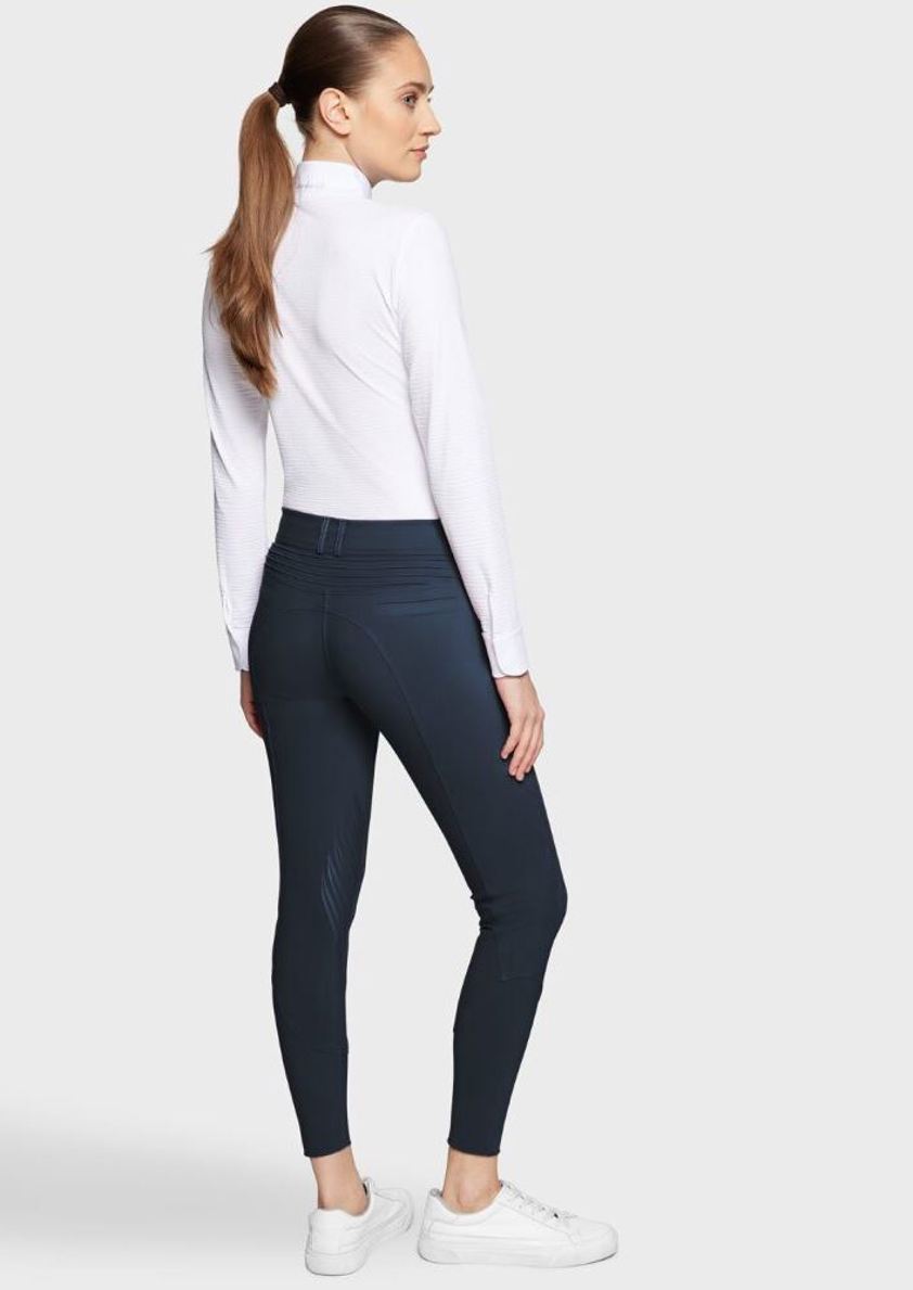 Navy Samshield Chloe Breeches - Knee Grip