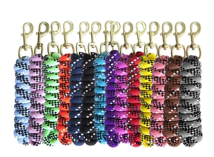 Raspberry KM Elite Cotton Double Braided Leadrope - 7ft