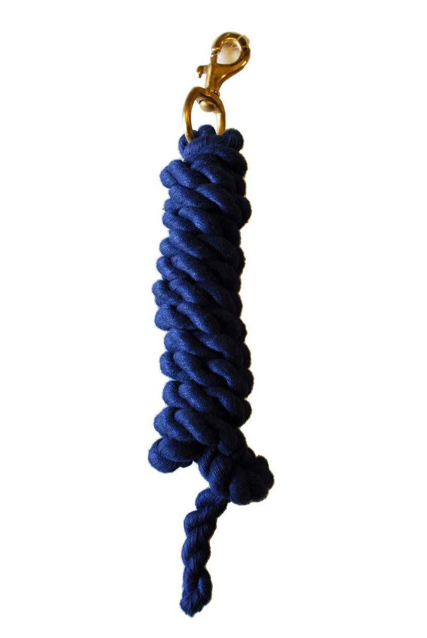 Navy Rhinegold Plain Lead Rope