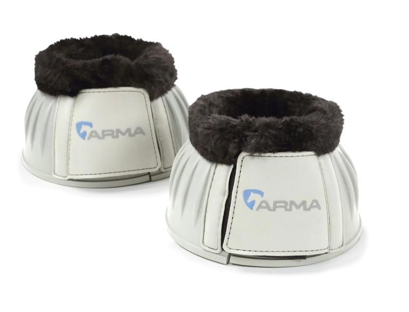 Grey ARMA Fleece Over Reach Boots