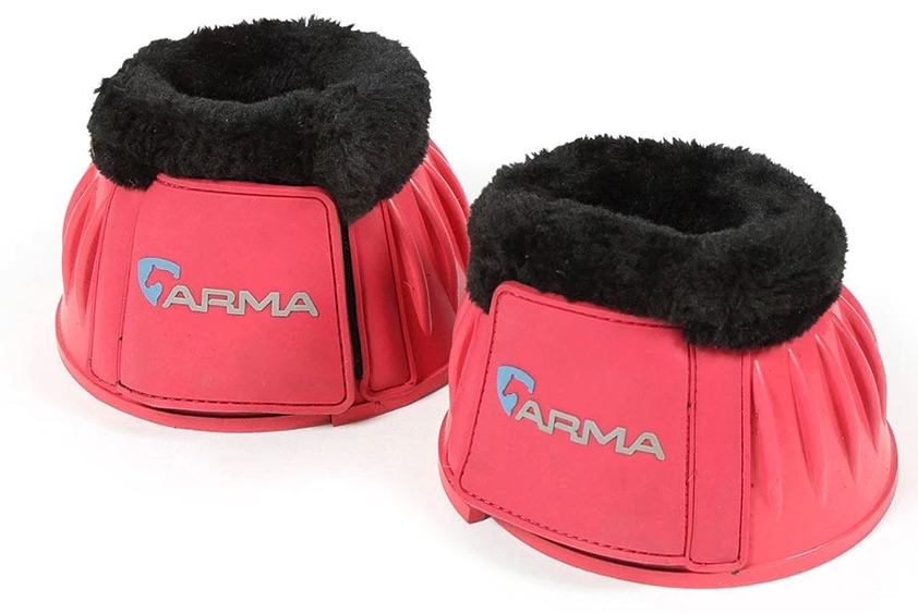 Pink ARMA Fleece Over Reach Boots