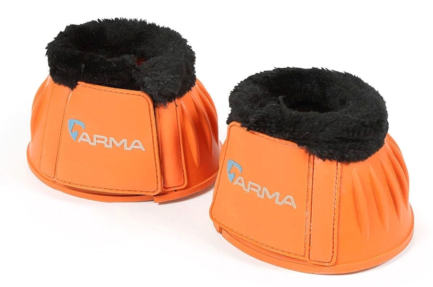 Orange ARMA Fleece Over Reach Boots