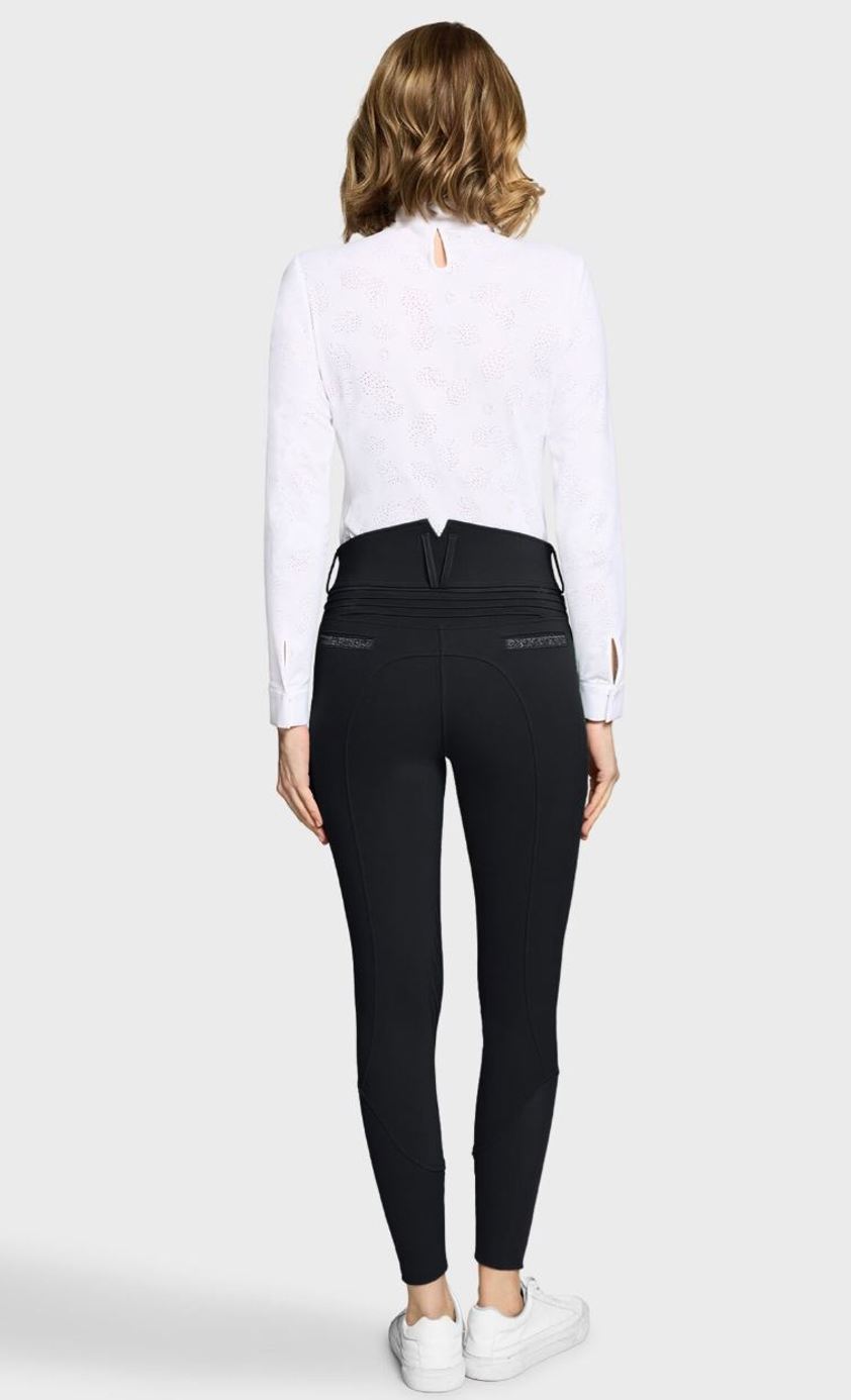Black Samshield Claranova Knee Grip Breeches