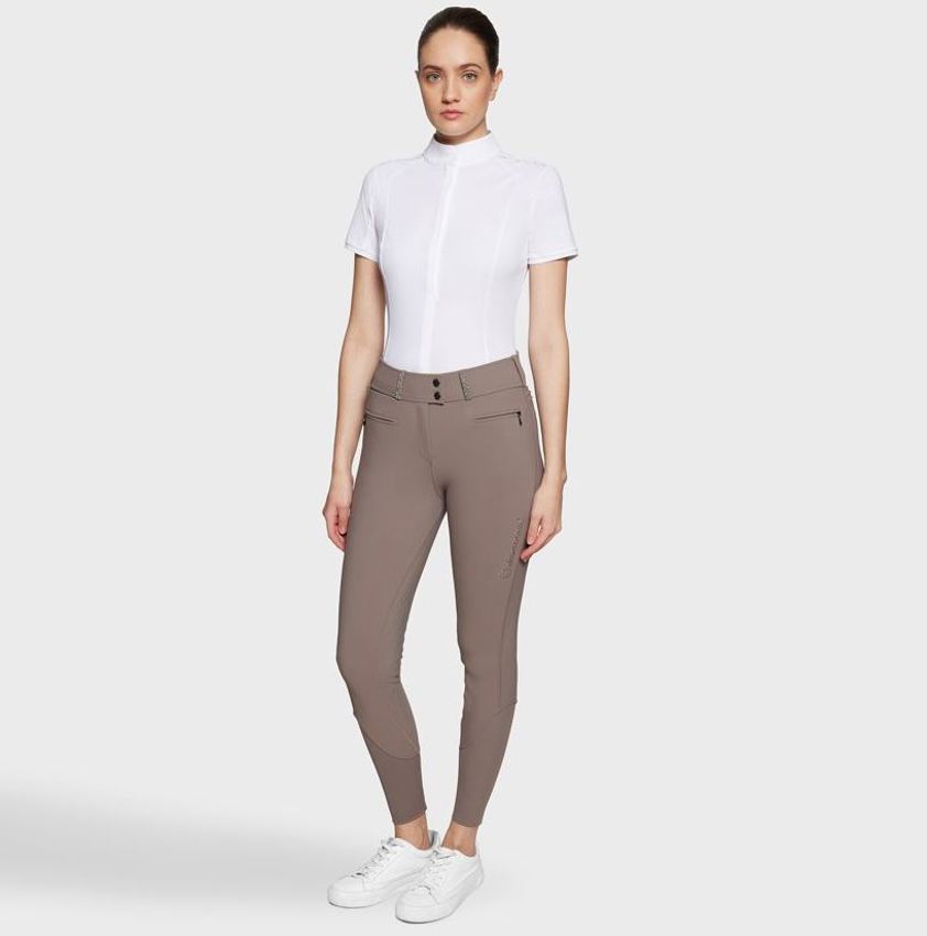 Volcanic Rock Samshield Claranova Knee Grip Breeches