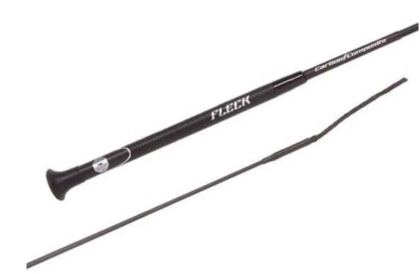Black Fleck Trainer Dressage Whip