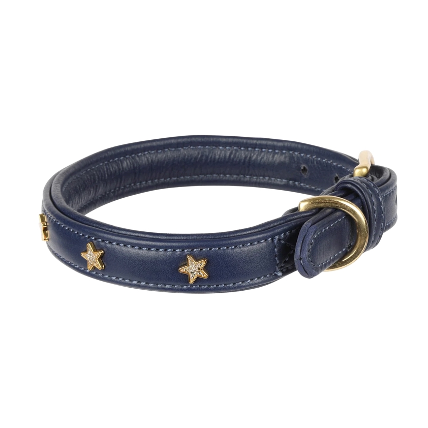 Navy Star Dog Collar