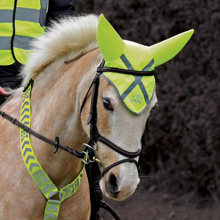 Yellow Equetech Hi-Vis Breastplate