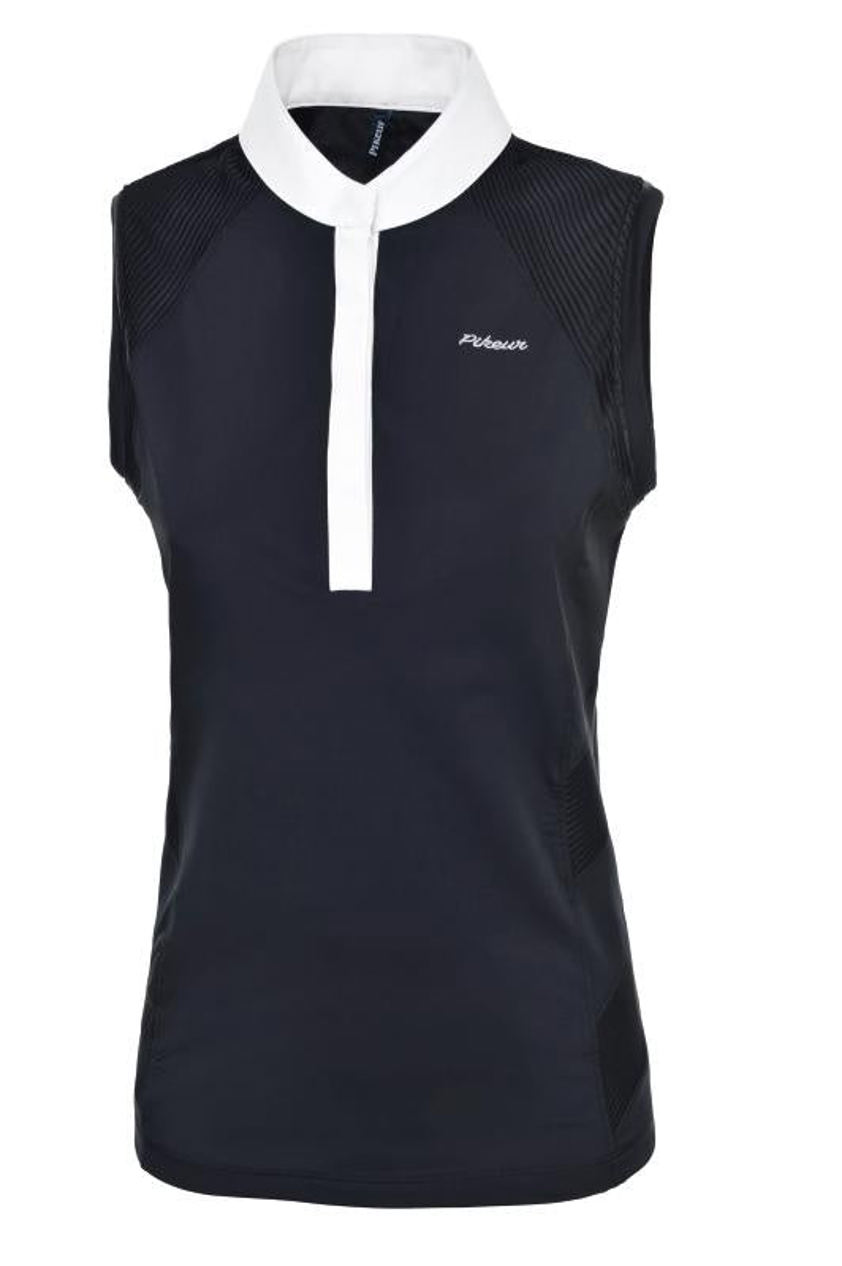 Navy Pikeur Lexa Sleeveless Show Shirt