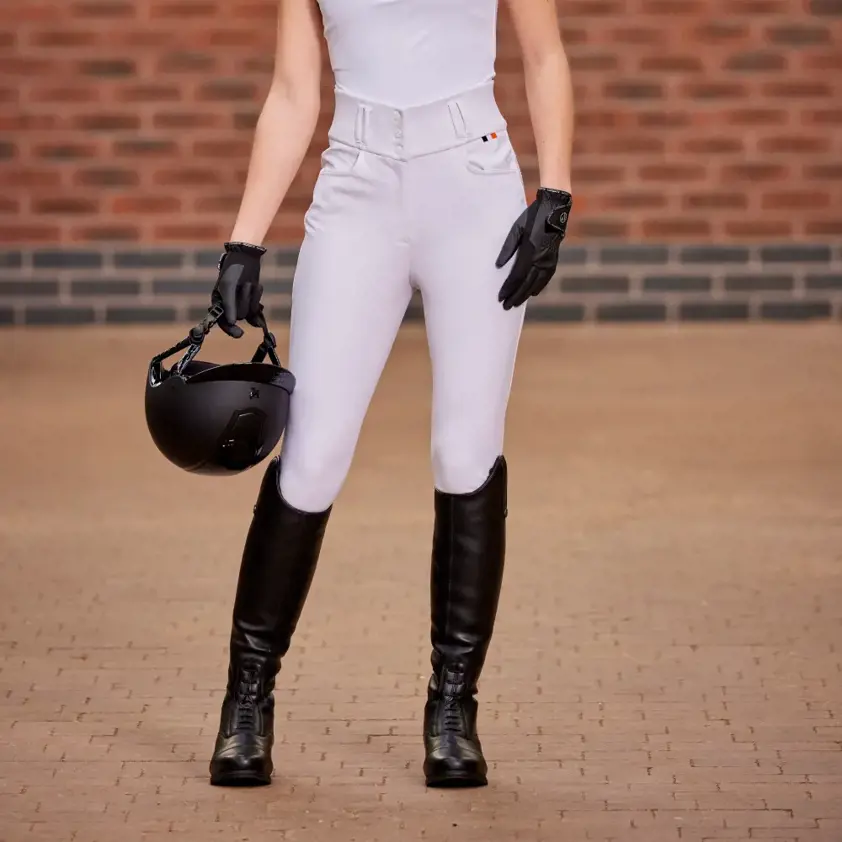 White Aubrion Optima Luxe Breeches