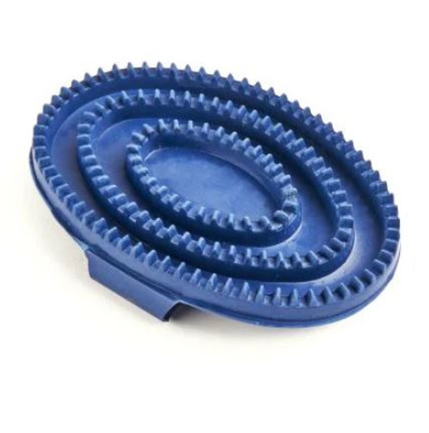Blue Shires Rubber Curry Comb