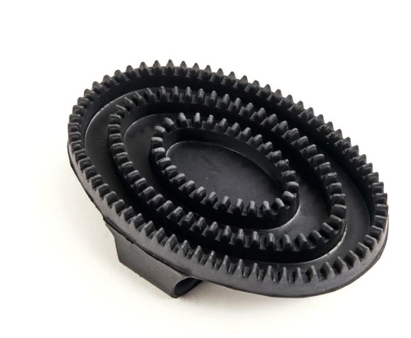 Black Shires Rubber Curry Comb