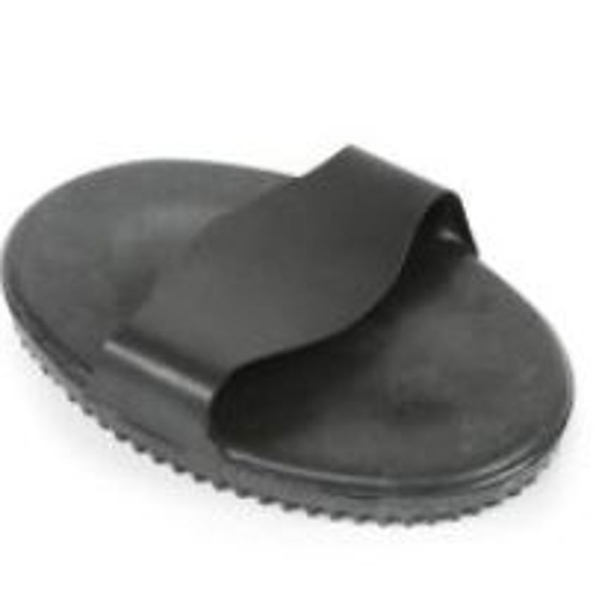 Black Shires Rubber Curry Comb