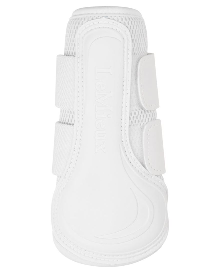 White LeMieux Mesh Brushing Boots