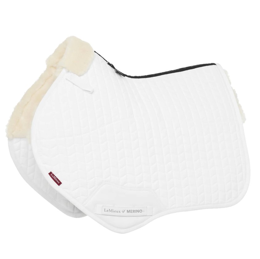 White/Natural LeMieux Half Lined Close Contact Square