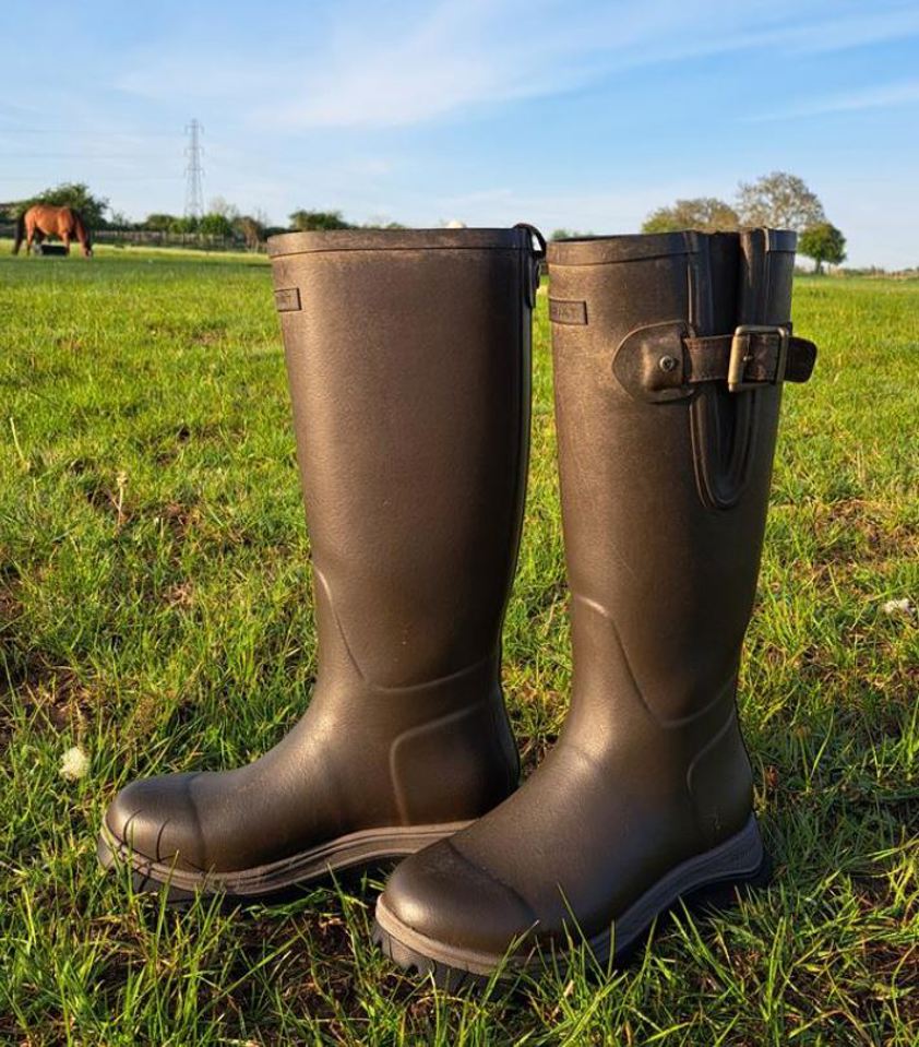 Bracken Brown Ariat Woodstock Rubber Boot