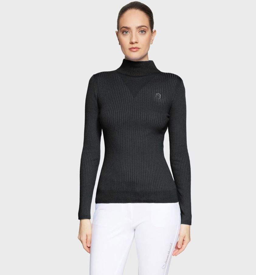 Black Samshield Lidia Pull Over Top