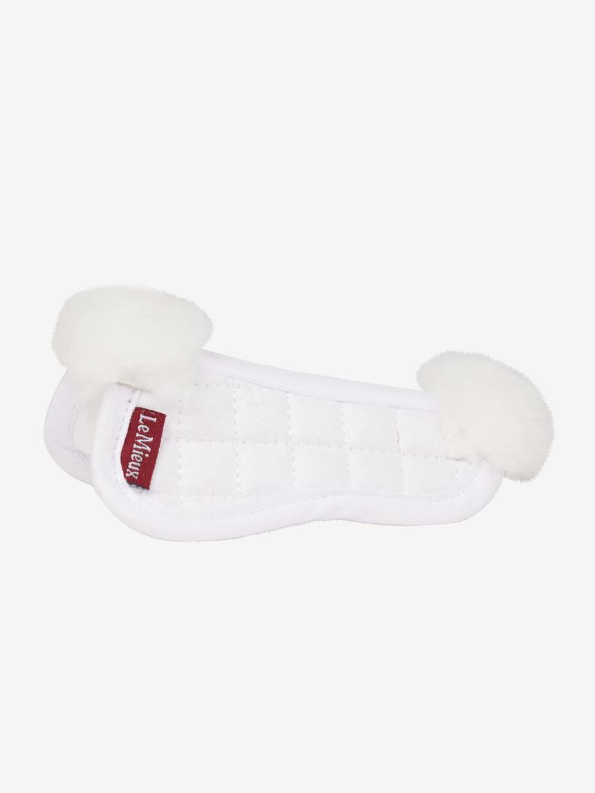 White LeMieux Toy Pony Merino Half Pad