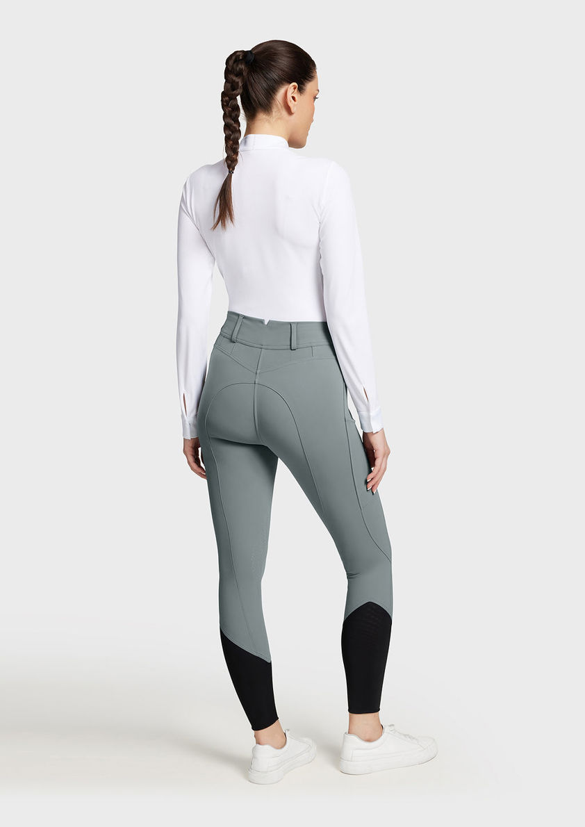 Nickel Samshield Tessa Knee Grip Pull On Breeches