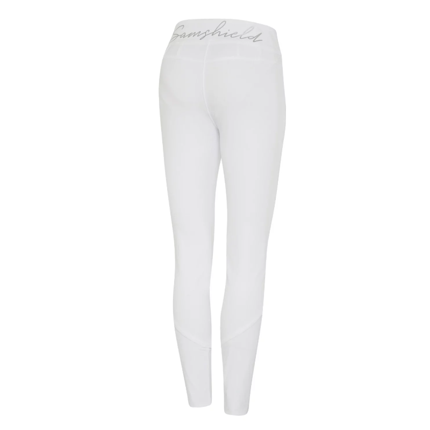 White Samshield Tessa Knee Grip Pull On Breeches