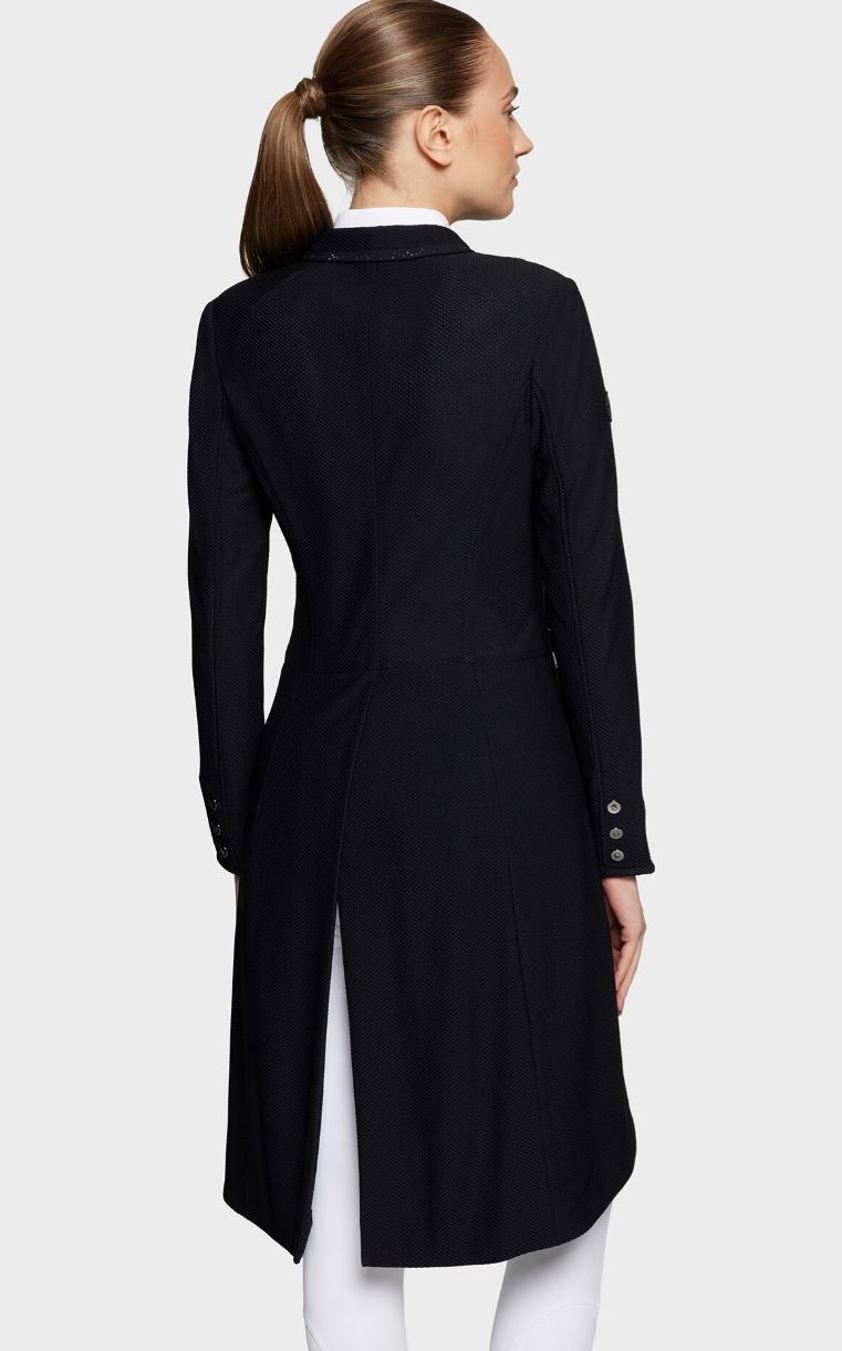 Black Samshield Frac Wellington Crystal Tailcoat