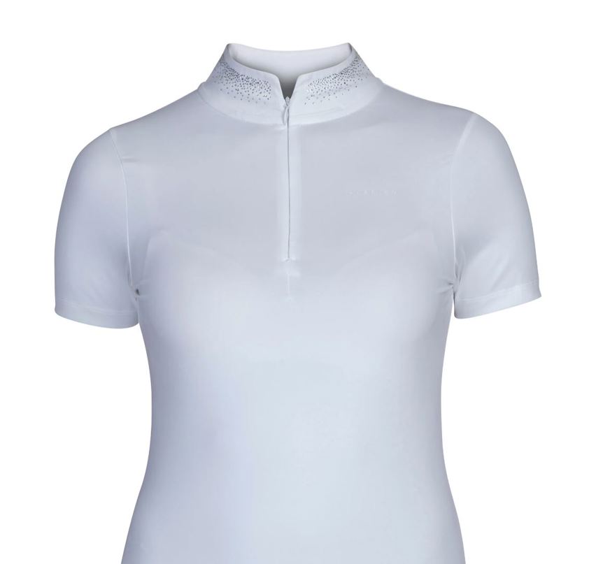 White Aubrion Optima GX Show Shirt