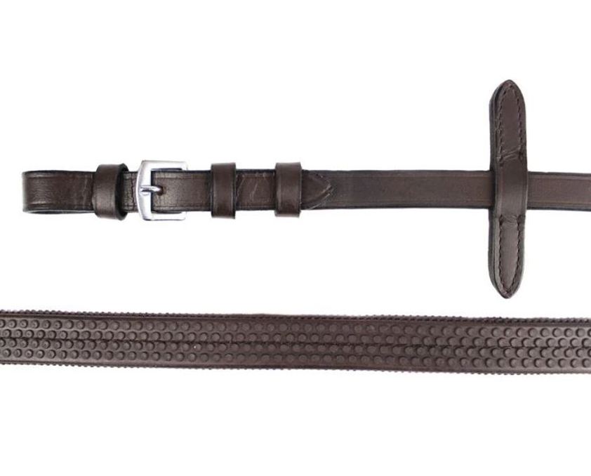 Havana Plain Rubber Reins