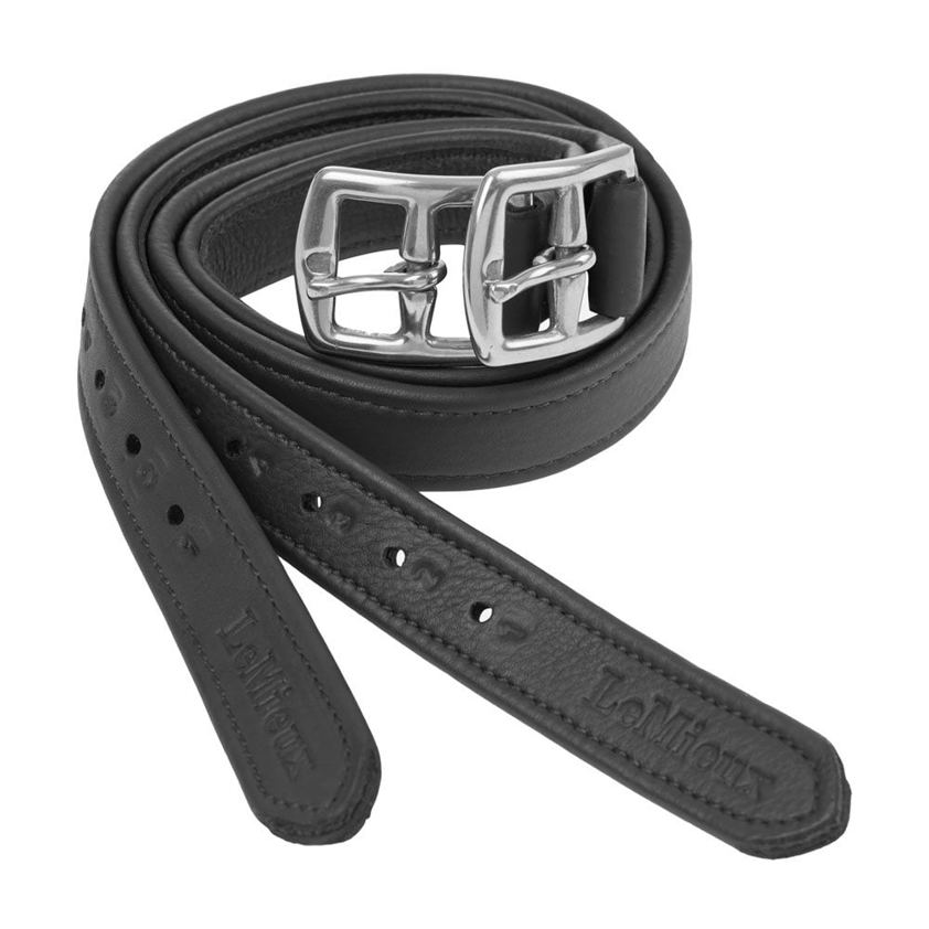 Black LeMieux Children's Stirrup Leathers