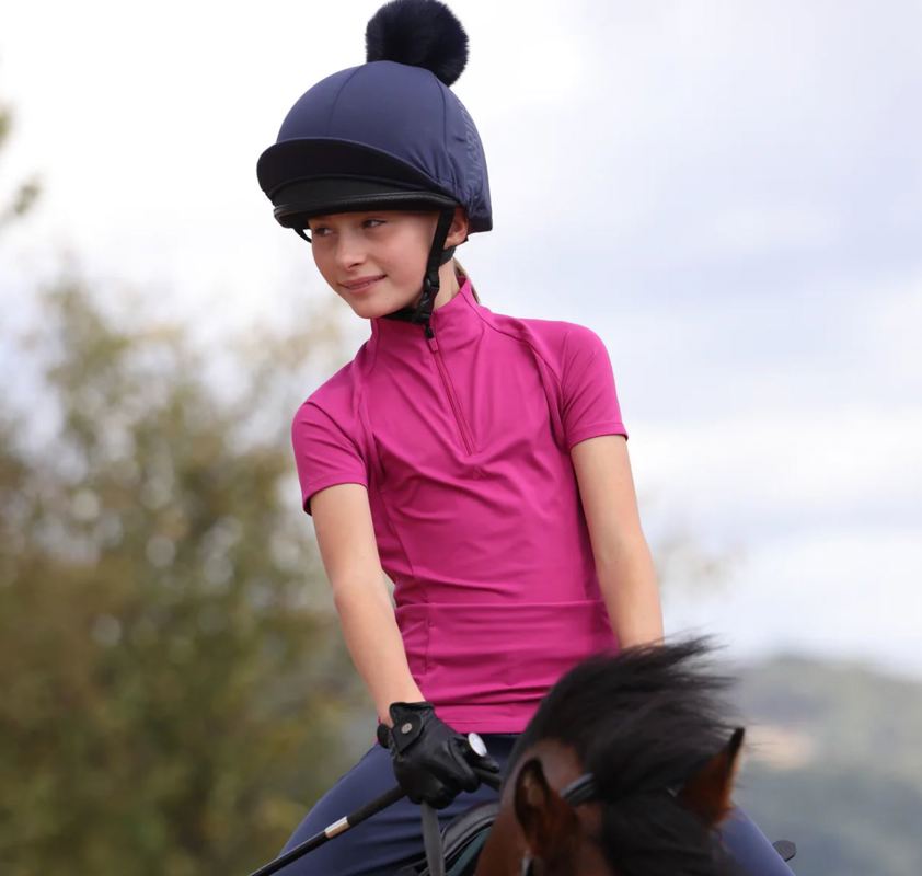 Haze Aubrion React Short Sleeve Base Layer - Young Rider