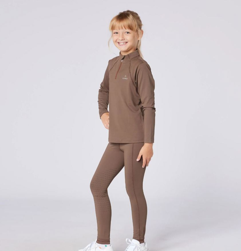 Mocha Cameo Junior Core Baselayer