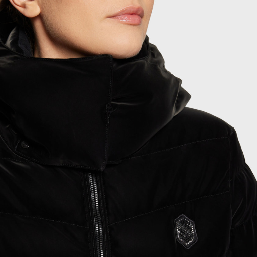 Black Velour Samshield Courchevelour Ladies Jacket