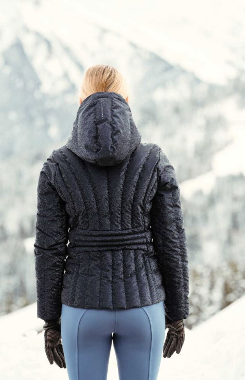 Navy Samshield Courchevel-Ice Ladies Puffer Jacket