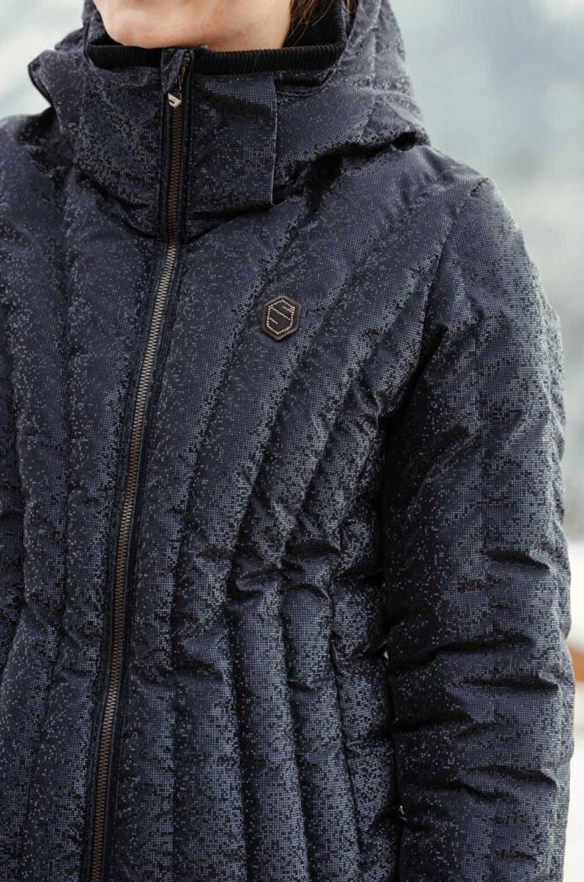 Navy Samshield Courchevel-Ice Ladies Puffer Jacket