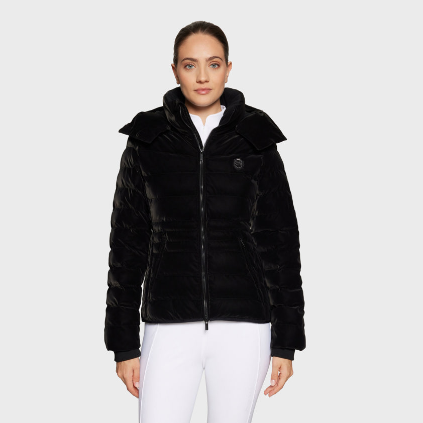 Black Velour Samshield Courchevelour Ladies Jacket