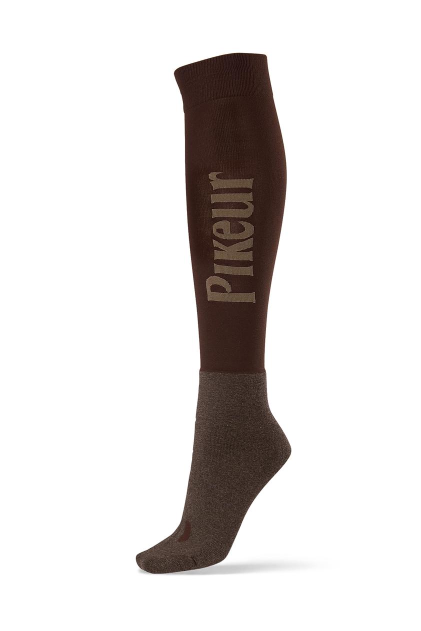 Brown Pikeur Logo Socks