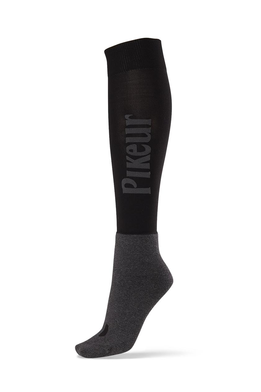 Black Pikeur Logo Socks