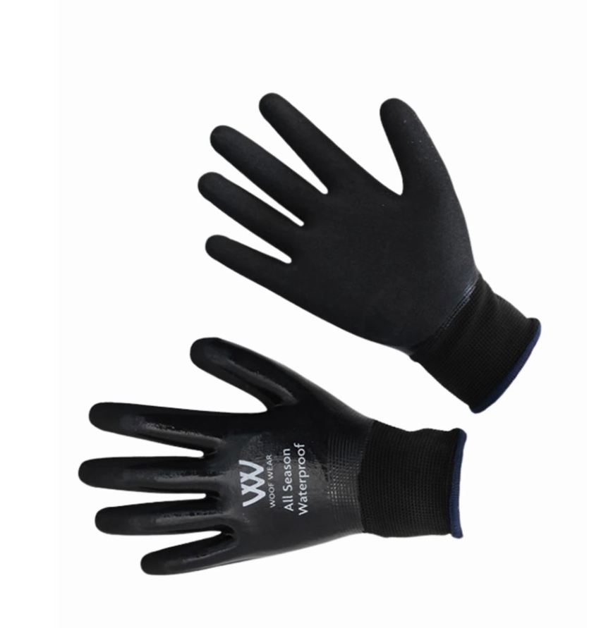 Black Woof Wear All Season Waterproof Yard Gloves