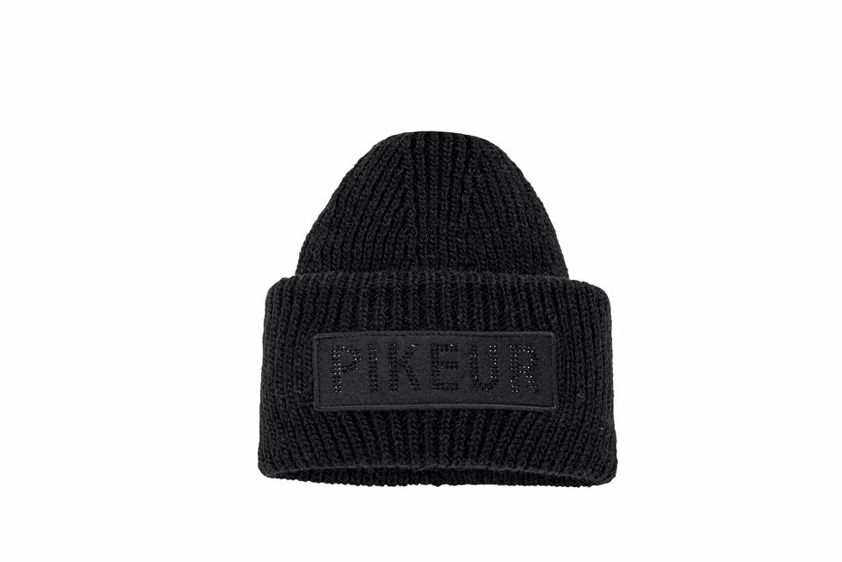 Black Pikeur Crystal Beanie Hat