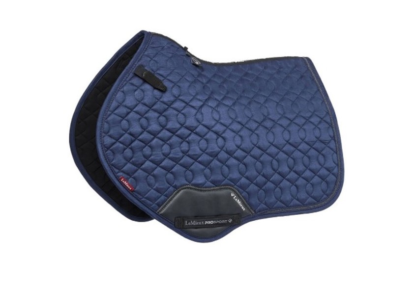 Navy LeMieux Crystal Suede Close Contact Saddlecloth