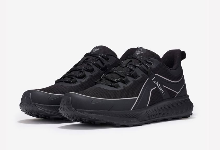Black LeMieux Mens Trax Viva Waterproof Trainer