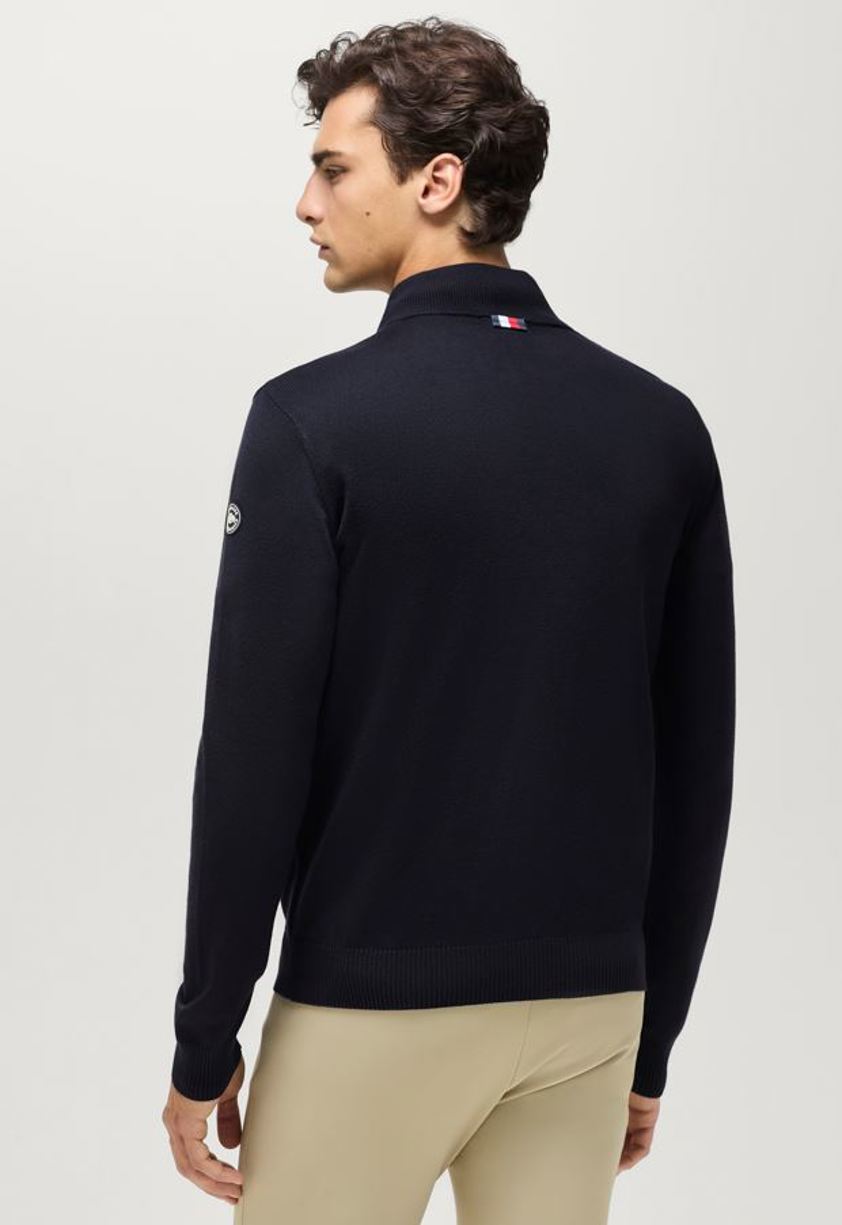 Desert Sky Tommy Hilfiger Mens Irvine 1/4 Zip Sweater