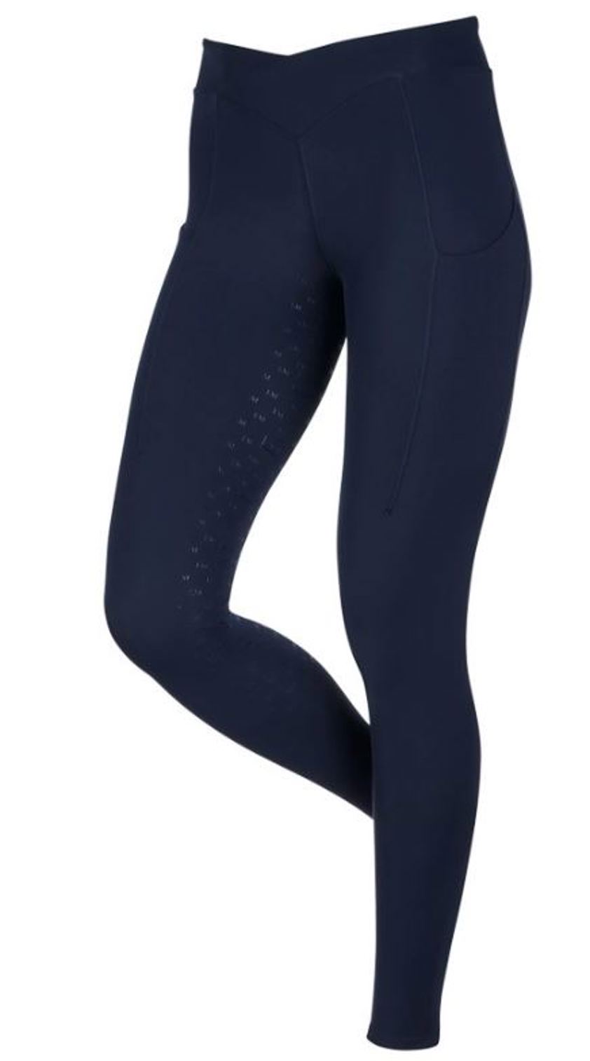 Navy LeMieux Simone Cross Over Half Seat Pull On