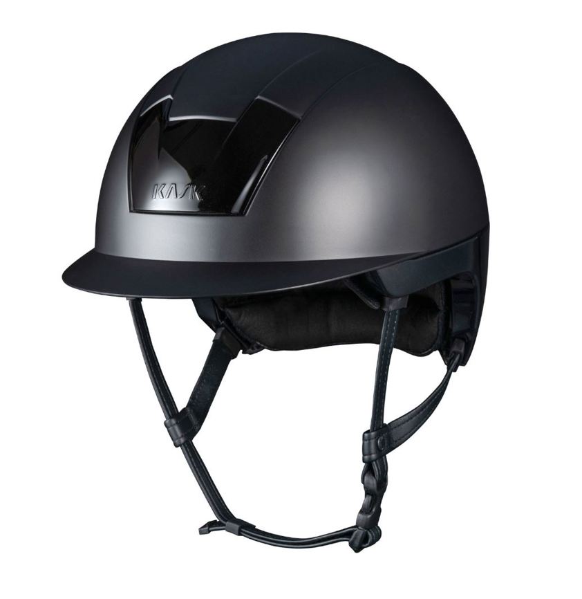 Black Matt Kask Kooki Riding Helmet