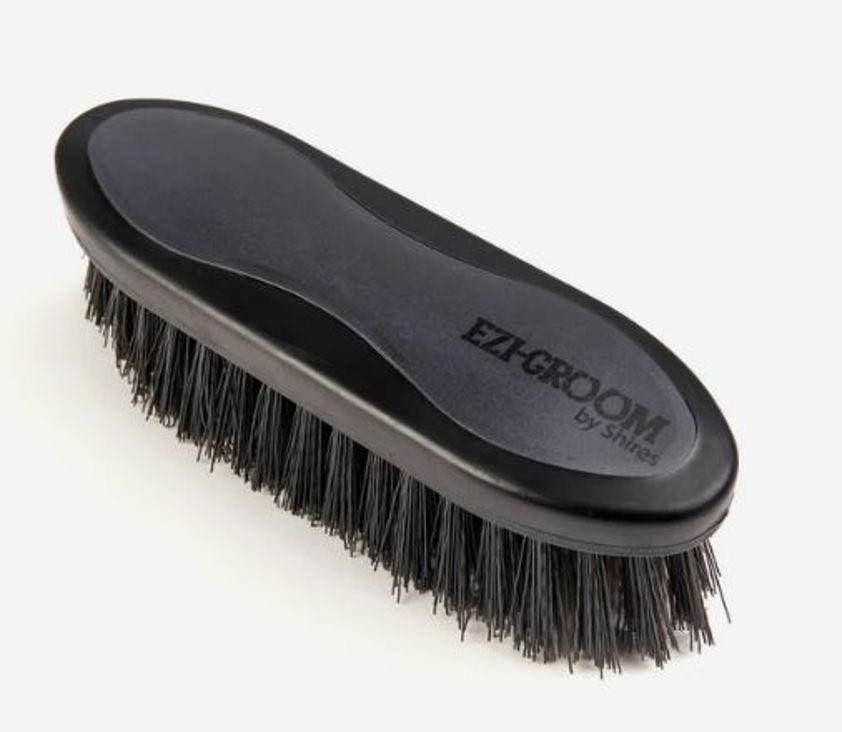 Black Shires Ezi-Groom Dandy Brush