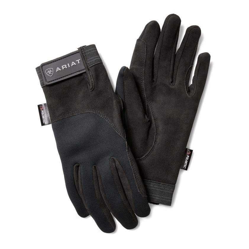 Black Ariat Insulated Tek Grip Glove