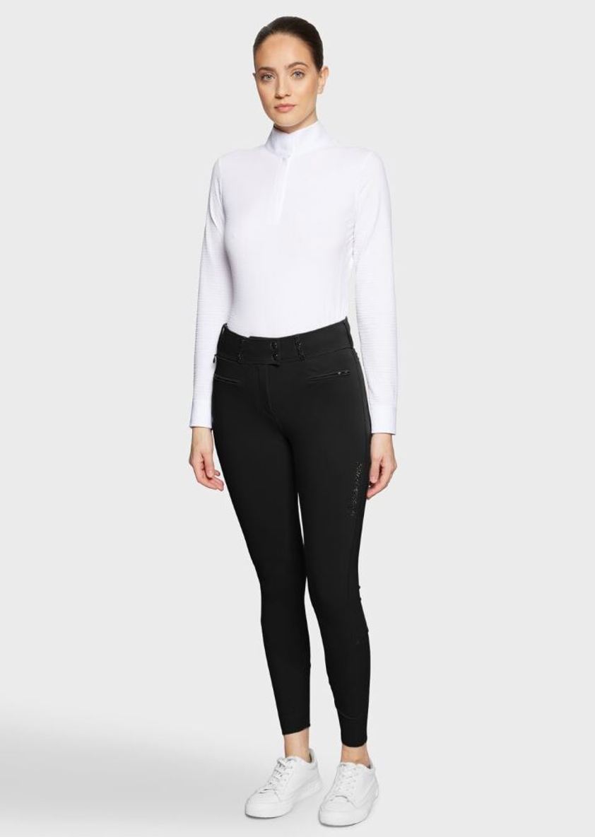 Black Samshield Claranova Breeches - Full Grip