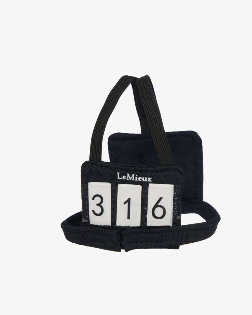 Black Toy Rider Body Protector and Number Bib