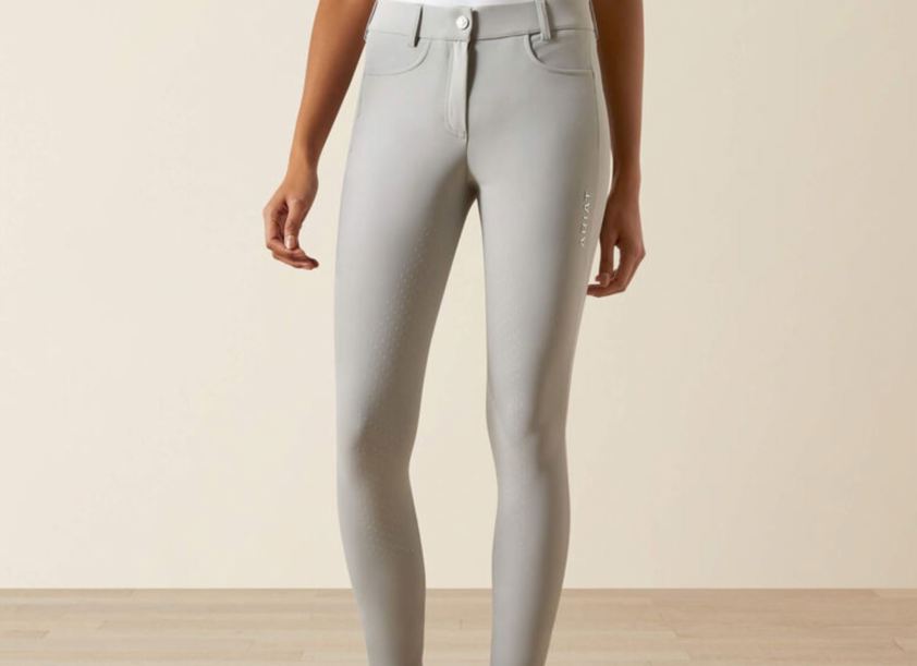 White Ariat Tri Factor NT Full Seat Breech