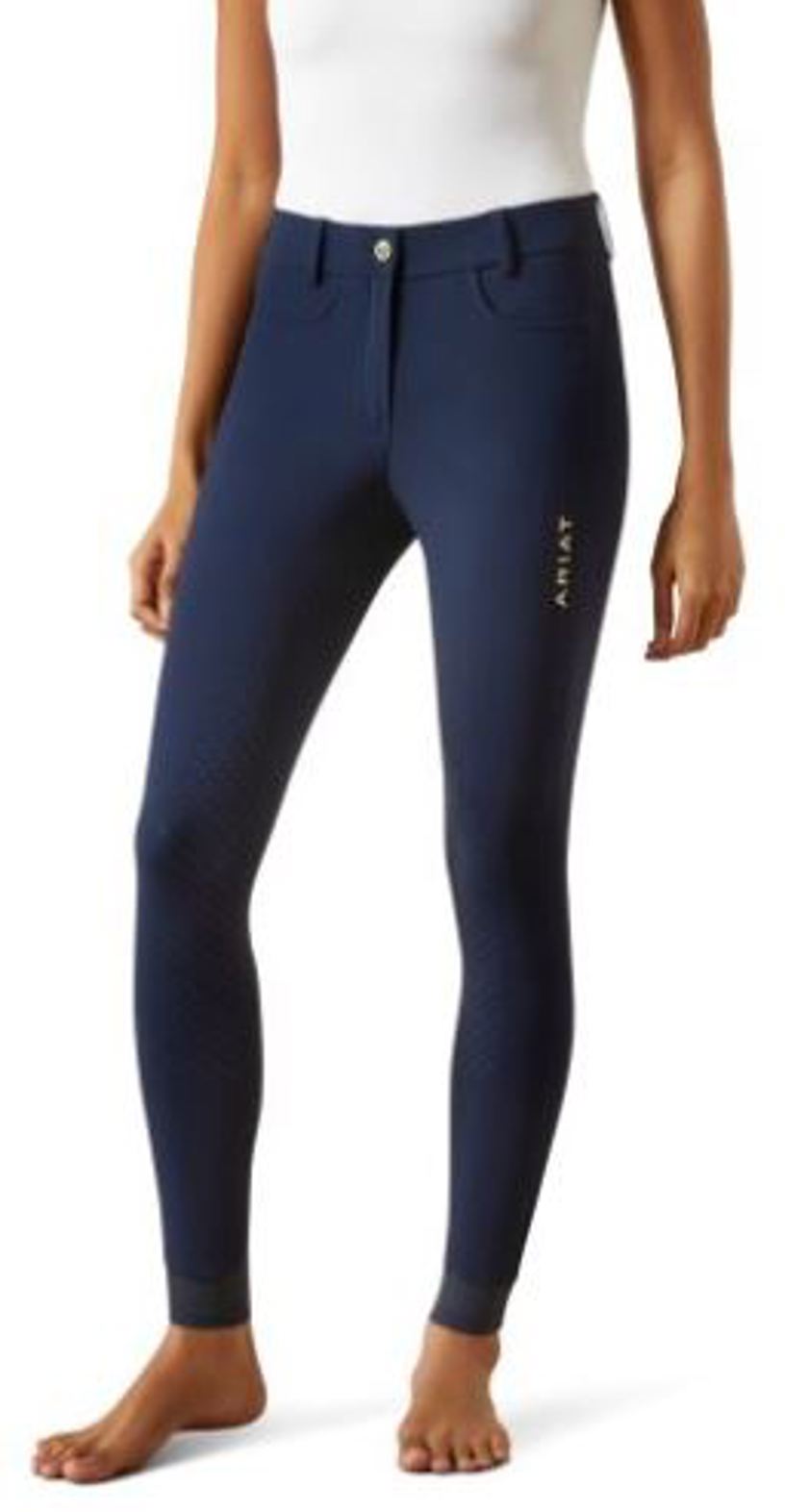 Navy Ariat Tri Factor NT Full Seat Breech