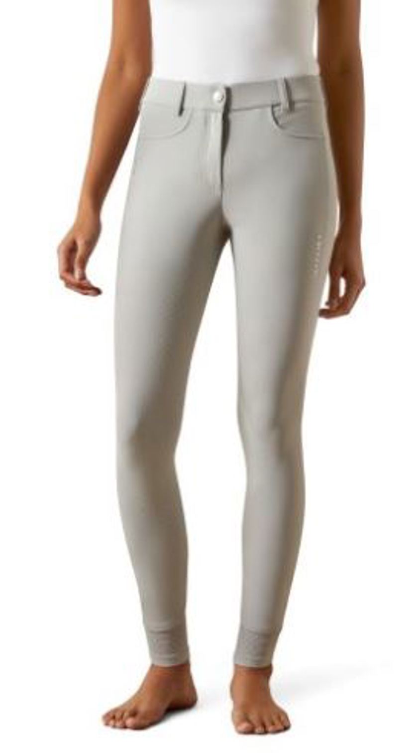 White Ariat Tri Factor NT Full Seat Breech